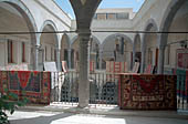 Cappadocia, Mustafapasa village, greek house now housing a traditional carpet centre